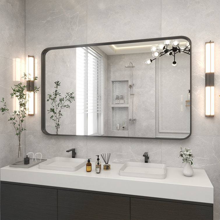 Bathroom deals mirror wayfair